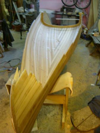 Half a canoe